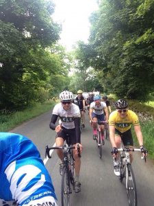sportive group ride