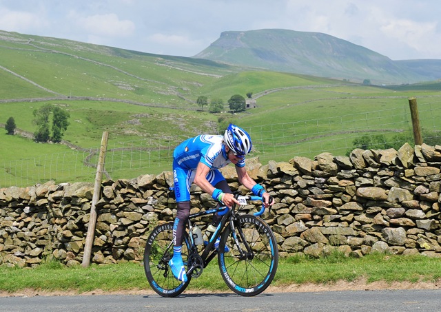 Dave Lloyd cycling in the Yorkshire Dales